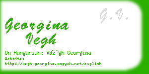 georgina vegh business card